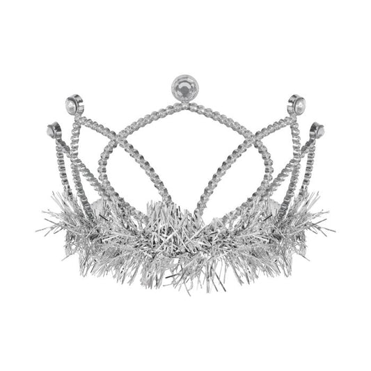 Plastic Tiara - White