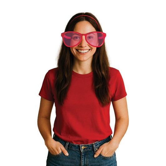 Jumbo Glasses - Red