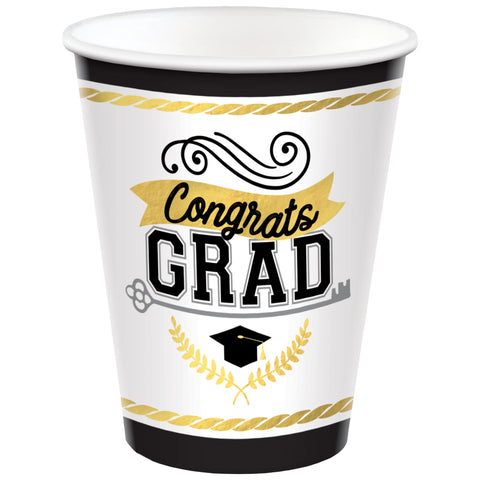 Congrats Grad 9 oz. Cups