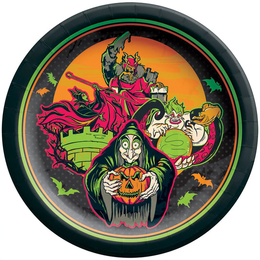 Disney Villains Halloween 10" Paper Plates