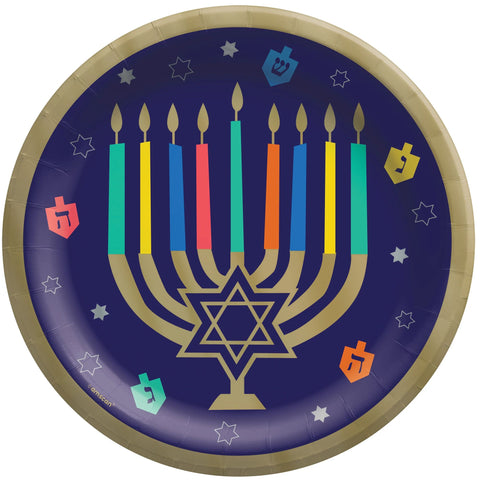 Hanukkah Joy 10" Round Plates