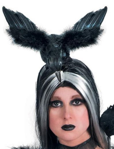 Large Crow Headband