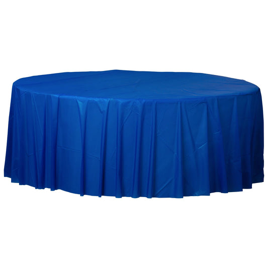 Royal Blue Round Table Cover