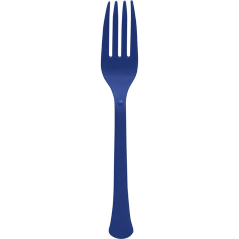 TRUE NAVY 20CT PLASTIC FORKS