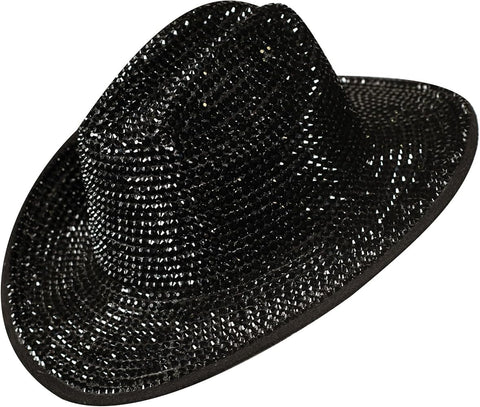 Black Rhinestone Cowboy Hat