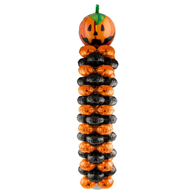 Balloon Foil Pumpkin Stand Kit - 65"