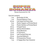 Super Bonanza Deluxe Asst for 100