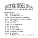 Silver Bonanza Deluxe Asst for 100