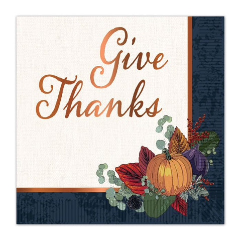 Fall Thanksgiving Luncheon Napkins