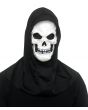 Glow Skull Mask w/ Hood - Adult