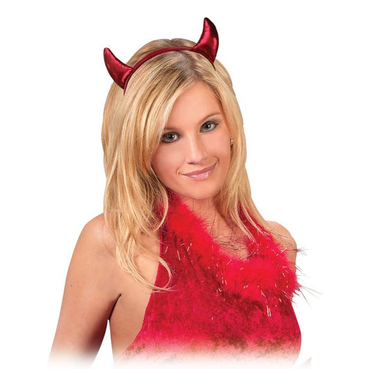 Red Metallic Devil Horns