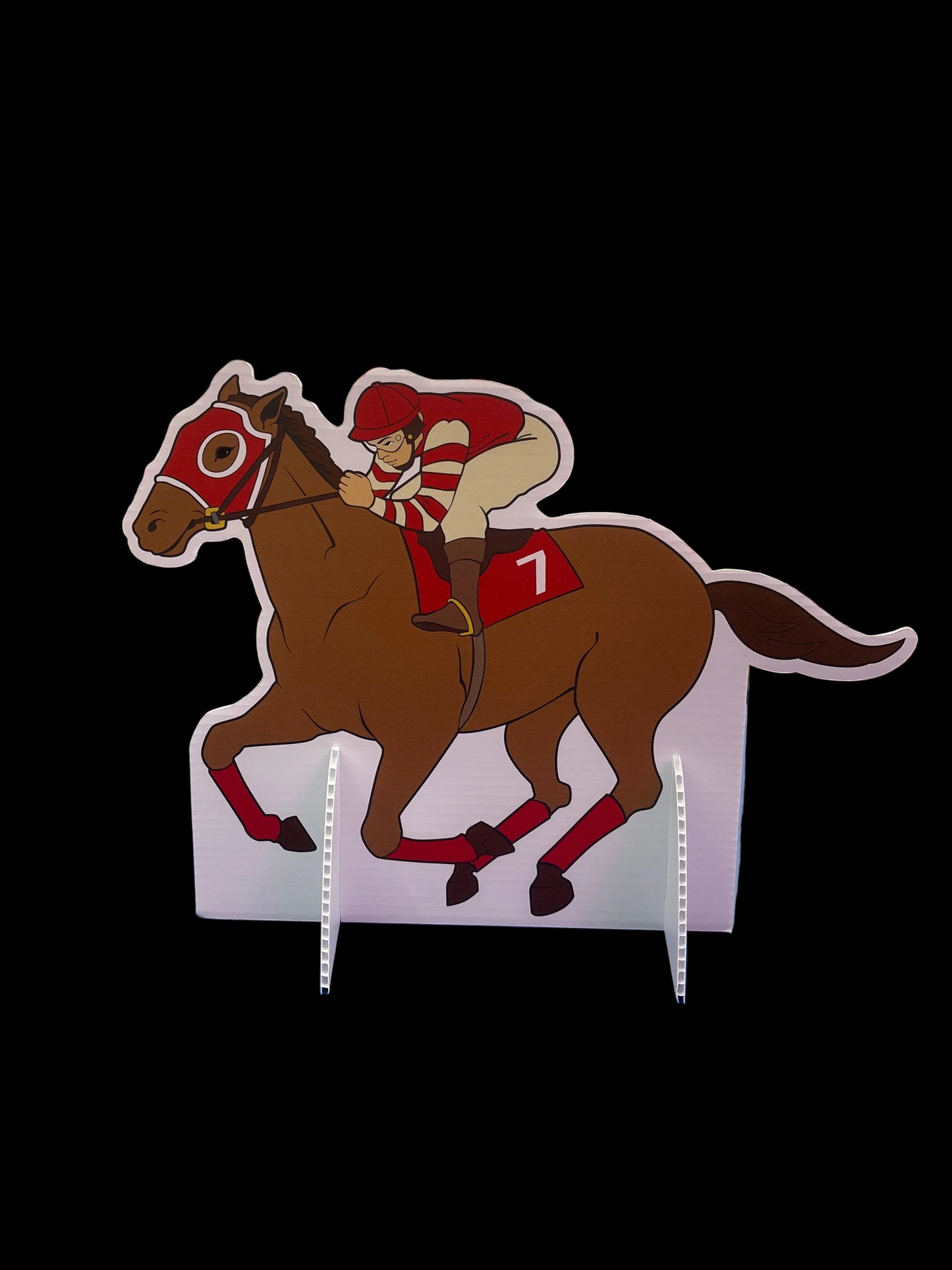 Derby Race Horse Stand Up Centerpiece