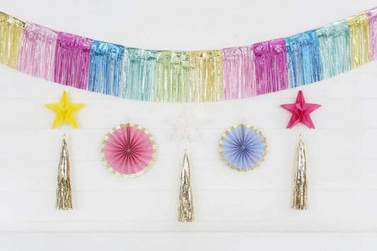 Honeycomb Fan & Banner Decoration Kit