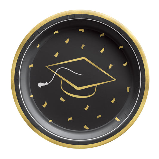 Class Dismissed Graduation 9" Paper Plate - 8ct.