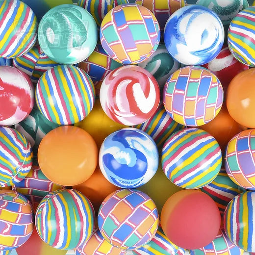 Assorted 60mm Bouncing Balls - 25ct.