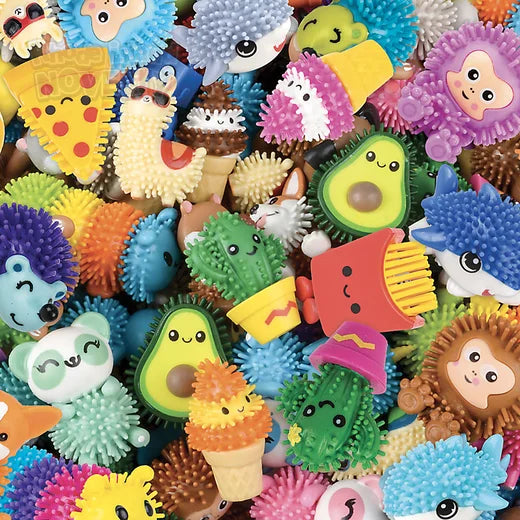 2" Spiky Animal Ball Assortment - 50ct.