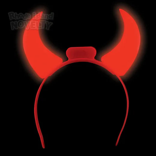 Light Up Red Devil Horns