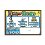 RAGS TO RICHES PULL TAB 364 TICKETS