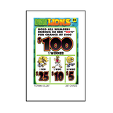 DANDY LIONS PULL TAB 287 TICKETS