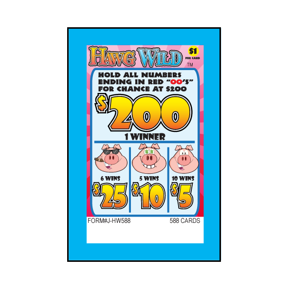 HAWG WILD PULL TAB 588 TICKETS – HornerNovelty