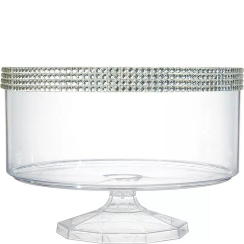 Medium Jeweled Clear Trifle Bowl