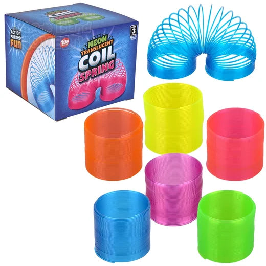Neon 3" Plastic Coil Spring