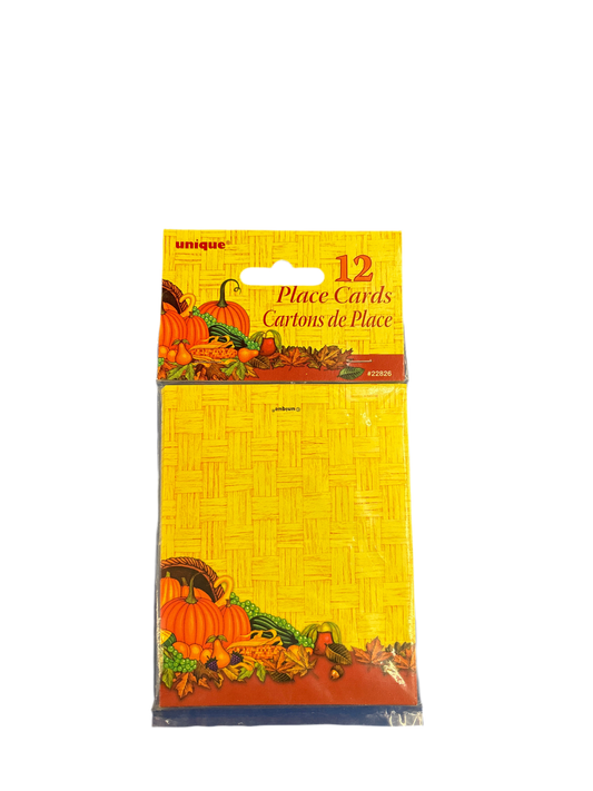 Thanksgiving Place Cards - 12ct.