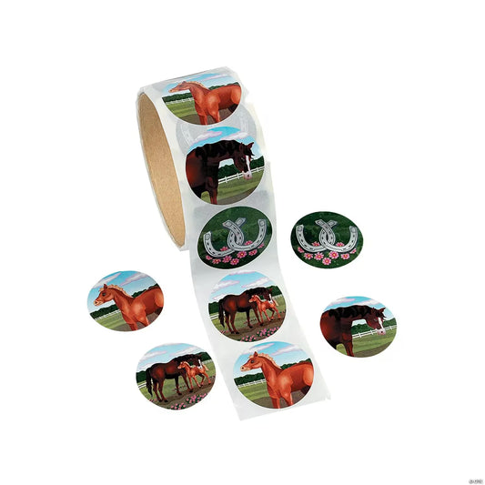 Mare & Foal Roll Stickers - 100ct.