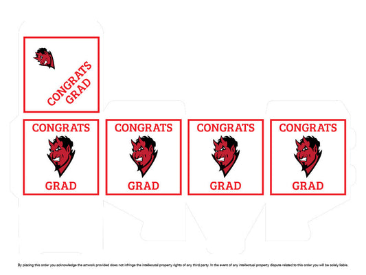 Jeffersonville Red Devils 9" Card Box