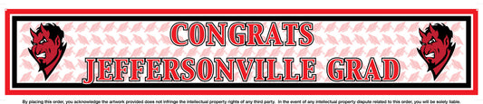 Jeffersonville Red Devils Vinyl Banner
