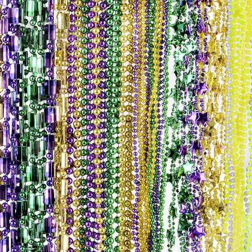 Mardi Gras Bead Necklace Assortment