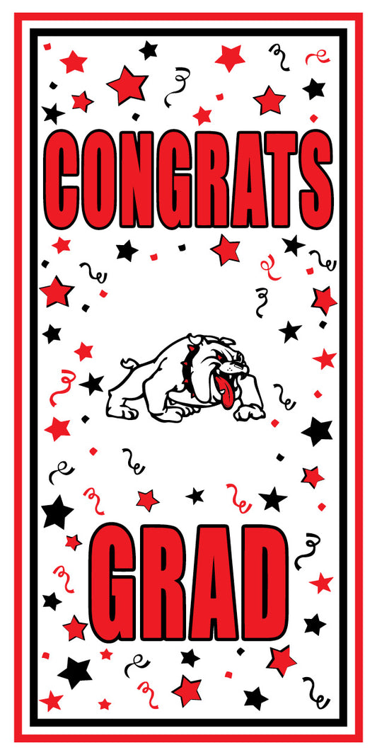 New Albany Bulldogs Door Cover - 30" x 60"
