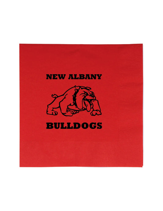 New Albany Bulldogs Luncheon Napkins - 16ct.