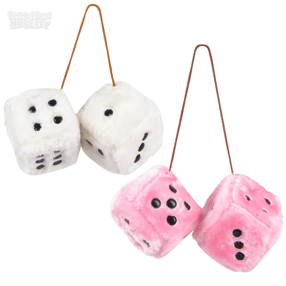 3" Pair of Plush Dice