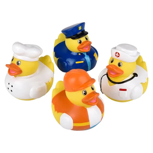 4" Occupational Rubber Duck
