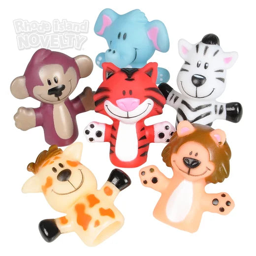 Zoo Animal Finger Puppets - 12ct.