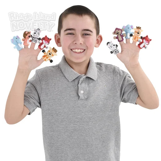 Zoo Animal Finger Puppets - 12ct.