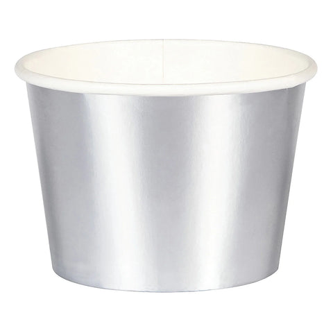 Silver Metallic Treat Cups