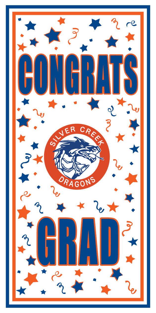 Silver Creek Dragons Door Cover - 30" x 60"
