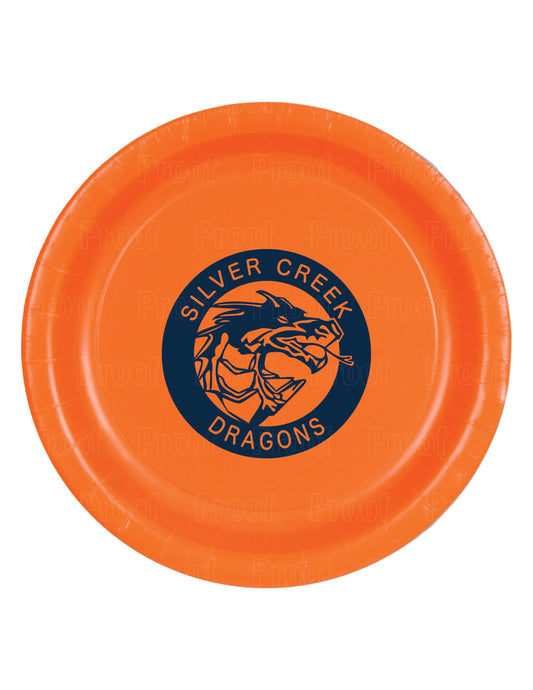 Silver Creek Dragons 9" Paper Plates - 8ct.