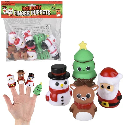 12ct. Holiday Finger Puppets