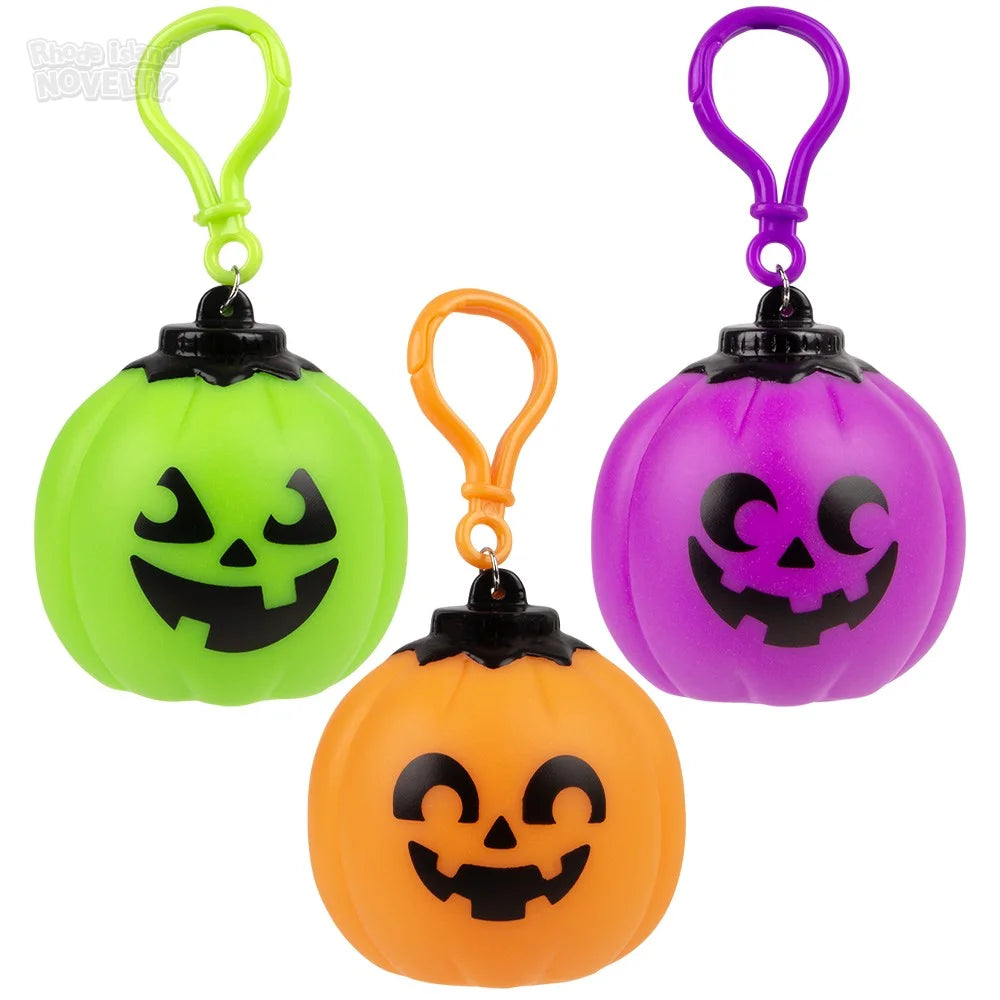 2.5" Light-up Jack O Lantern Clip On