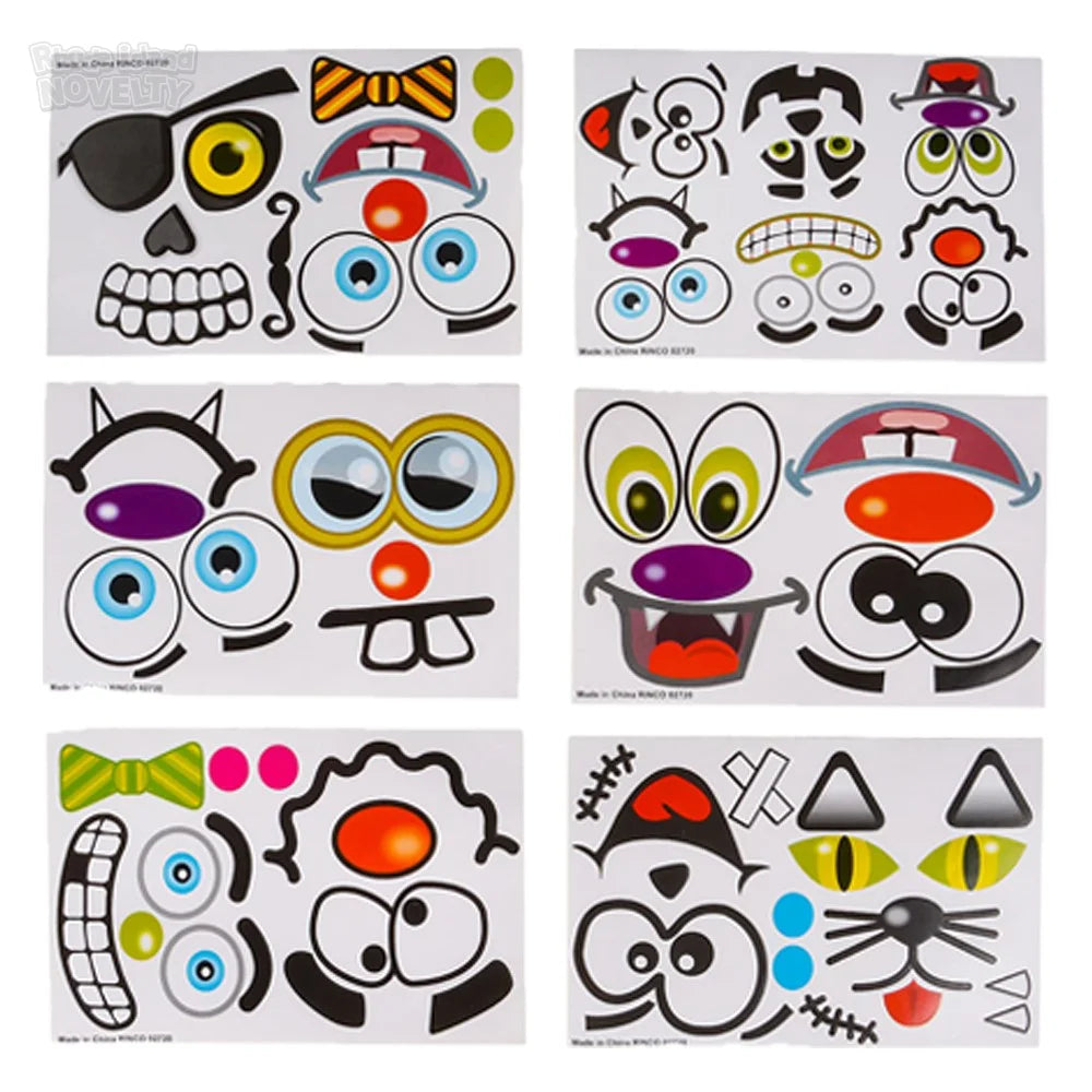 Jack-O-Lantern Stickers for Pumpkins