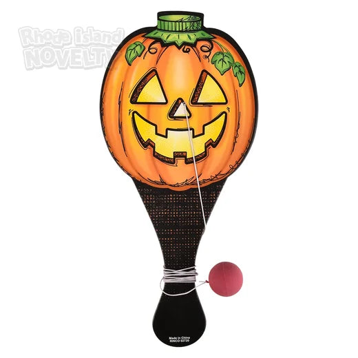 Jack-O-Lantern Paddleball
