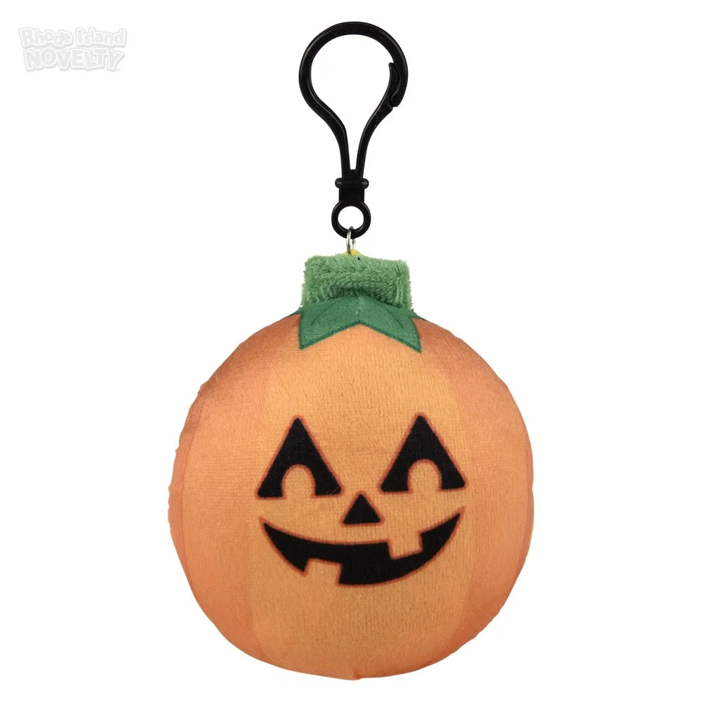 3.5" Halloween Plush Backpack Clip On Assortment