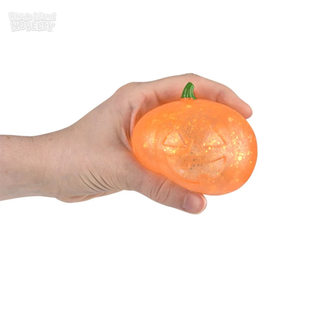 3" Jack O Lantern Squeezy Sugar Ball