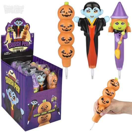 7" Halloween Squish Pen 12ct