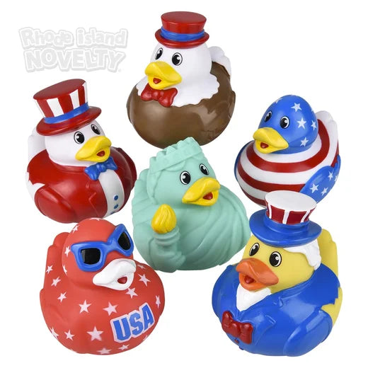 Patriotic 3.5" Rubber Duck