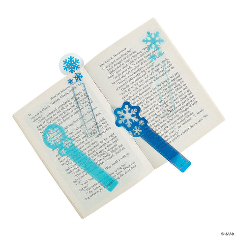 Snowflake Bookmark Rulers