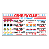 CENTURY CLUB PULL TAB, 690 TICKETS
